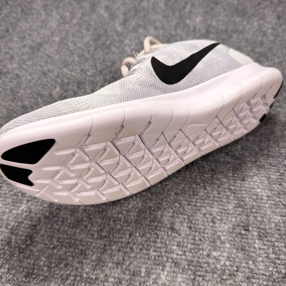 Nike Free RN 2017 Womens Size 8.5 White Black Athletic Running Shoes Sneakers - Picture 12 of 13